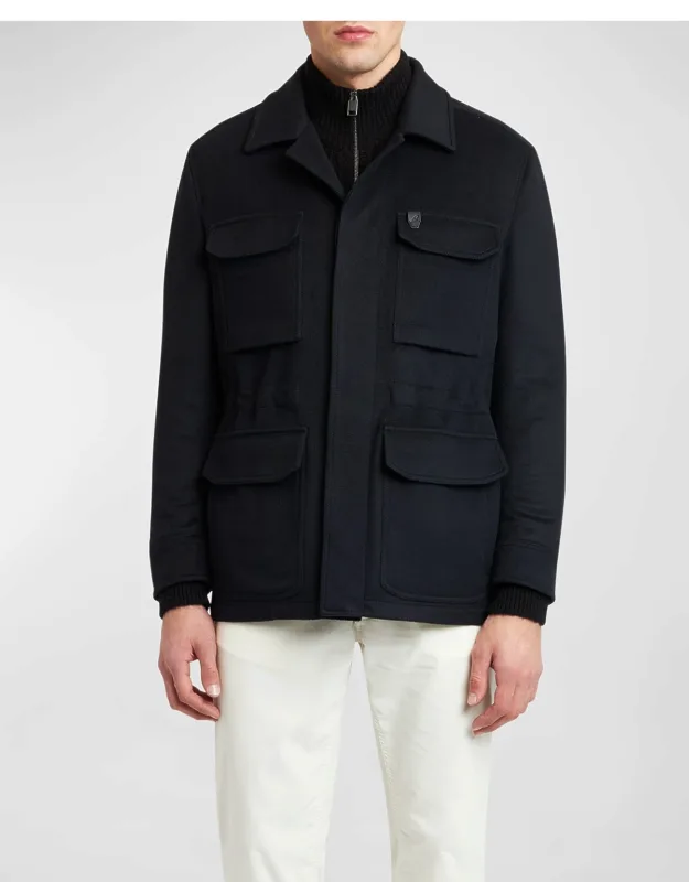 Sahariana Wool-cashmere Utility Jacket