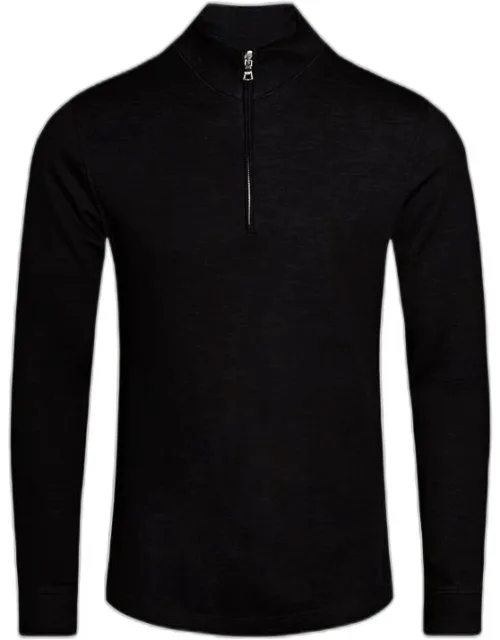 Tailored Fit Double-faced Merino Sweatshirt