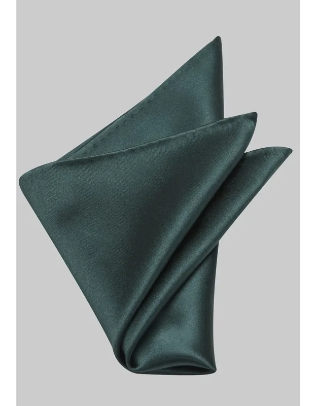 Solid Silk Pocket Square - Luxurious Touch, Sophisticated Dimension