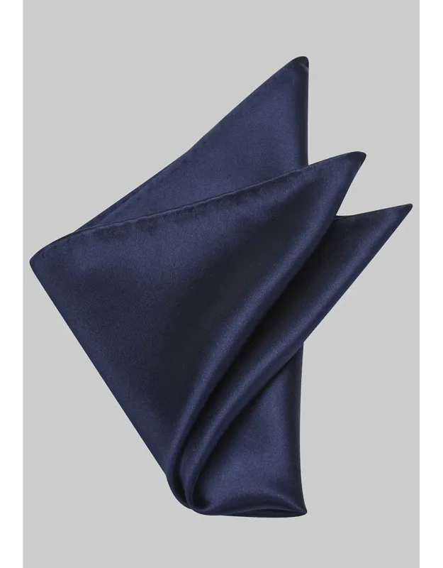 Solid Silk Pocket Square - Luxurious Touch, Sophisticated Dimension