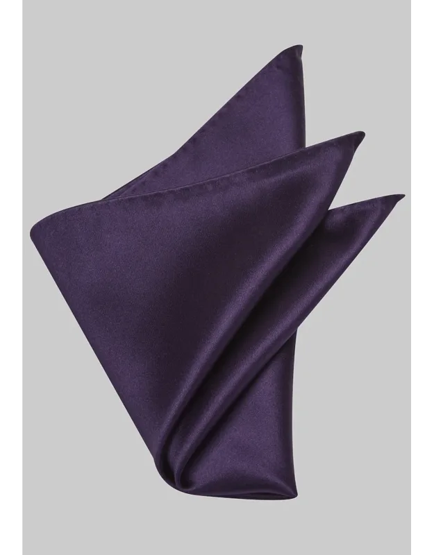 Solid Silk Pocket Square