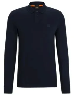 Stretch-cotton Slim-fit Polo Shirt With Logo Patch