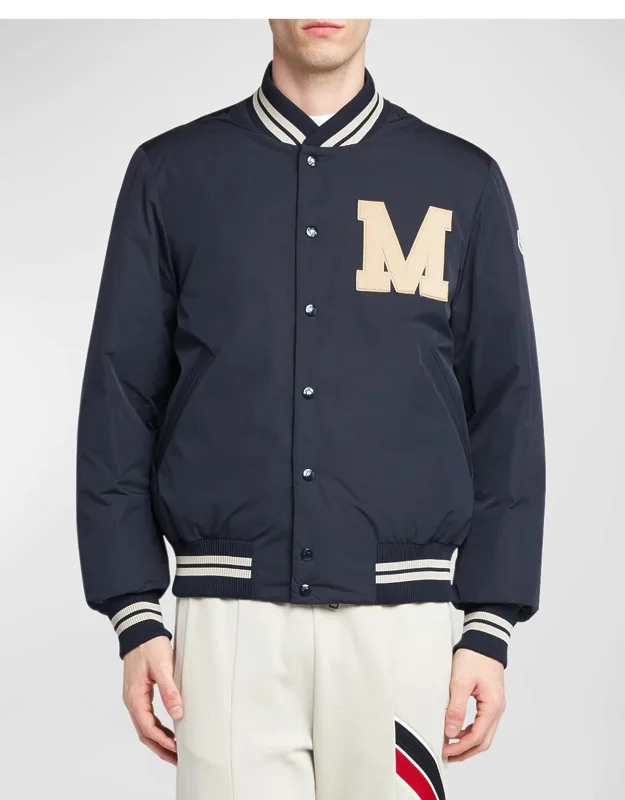 Lateltin Padded Varsity Bomber Jacket