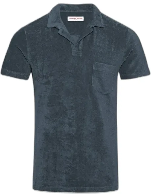 Tailored Fit Towelling Resort Polo Shirt