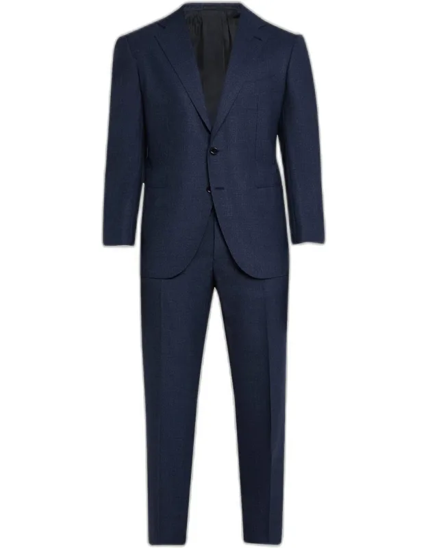 Wool Houndstooth Suit