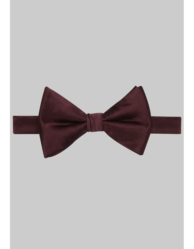 Satin Pre-tied Bow Tie
