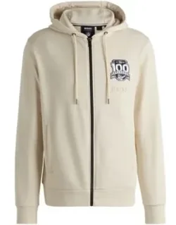 Zip-up Hoodie With Special Branding