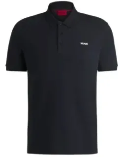 Cotton-piqu Polo Shirt With Logo Print