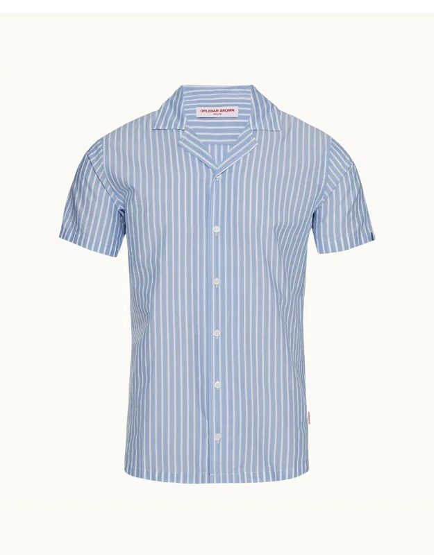 Classic Stripe Capri Collar Shirt
