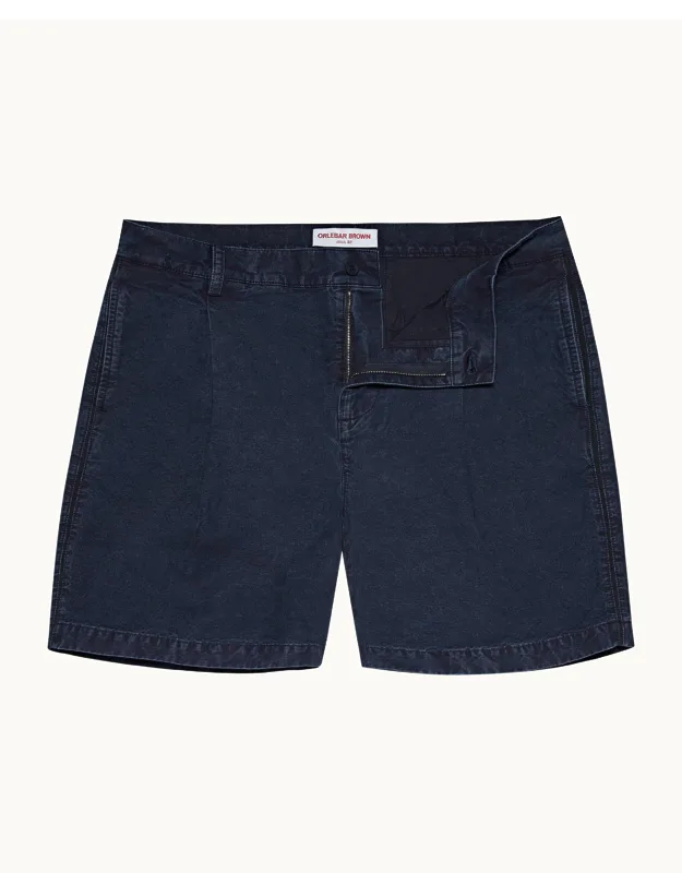 Indigo Relaxed Fit Denim Shorts