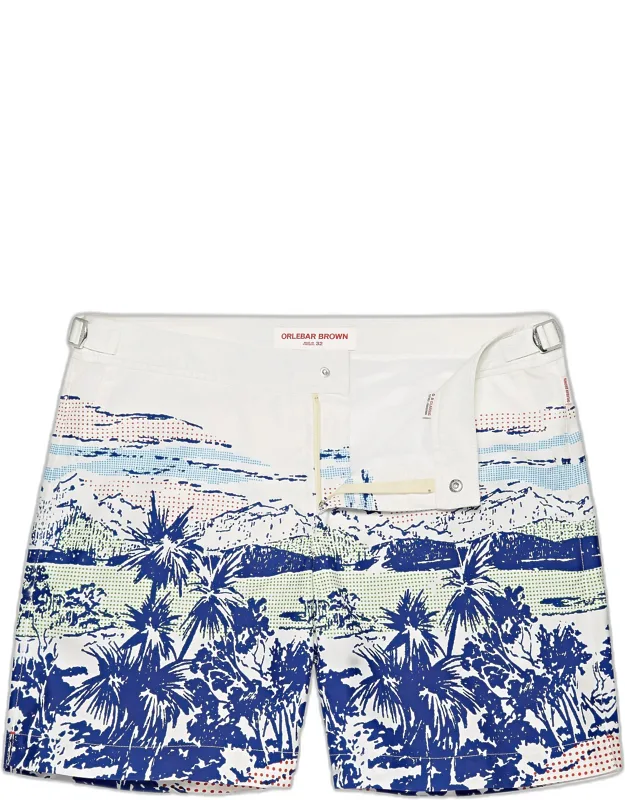 Pop Print Mid-length Swim Shorts
