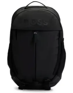 Faux-leather Backpack With Logo Details