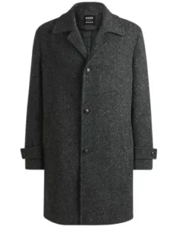 Wool-blend Coat