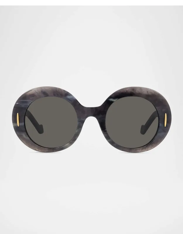 Anagram Acetate And Nylon Round Sunglasses