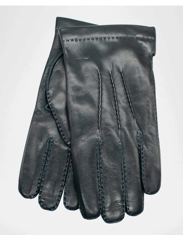 Cashmere-lined Handsewn Leather Gloves