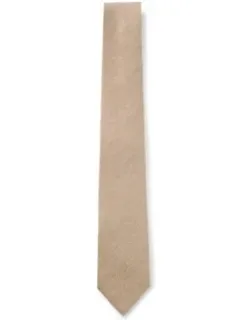 Structured Tie In An Italian Wool-silk Blend