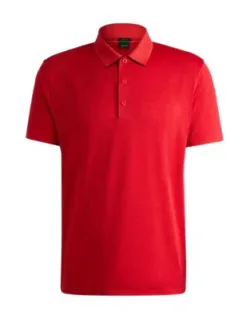 Quick-dry Stretch-jersey Polo Shirt With Logo Detail