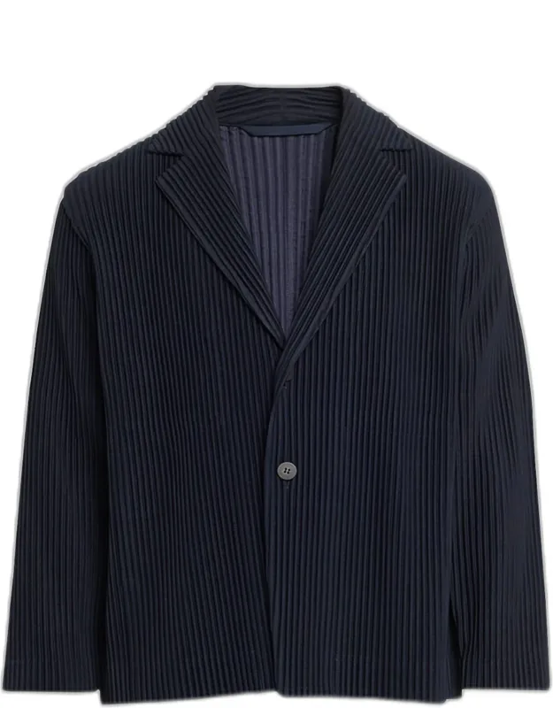 Pleated Polyester Sport Jacket