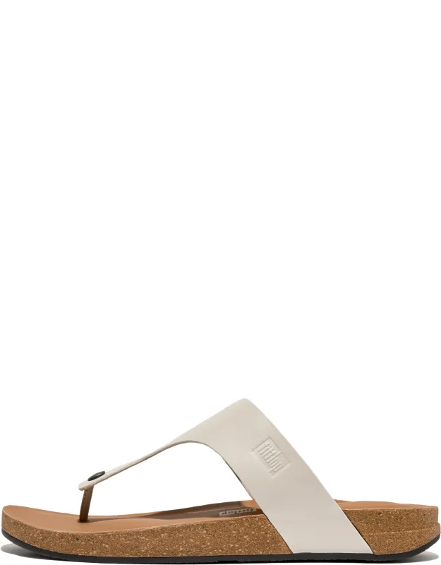 Leather Toe-post Sandals