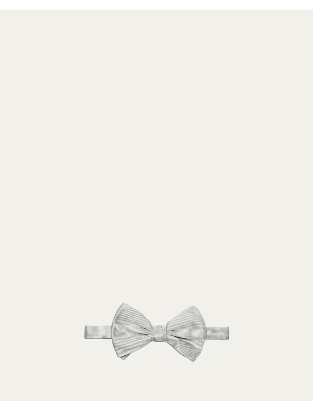 Solid Silk Bow Tie