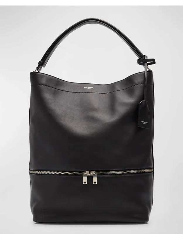 Large Hobo Bag In Leather