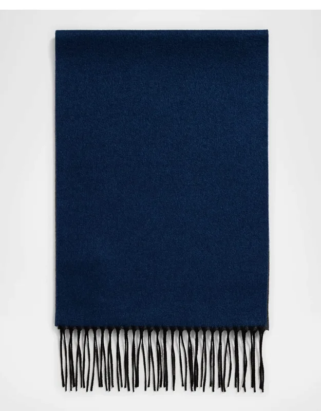 Mirror Silk And Cashmere Double-faced Scarf