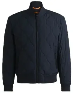 Water-repellent Jacket With Onion Quilting