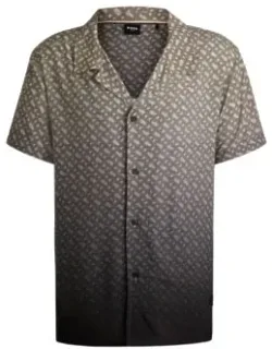 Regular-fit Shirt With Degrad Monogram Print