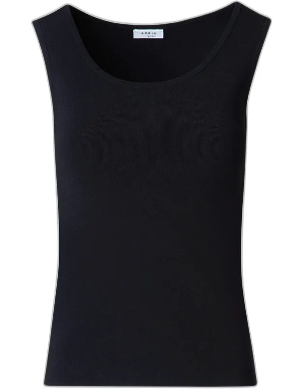 Knit Viscose-blend Top