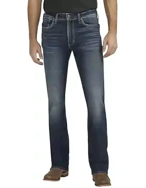 Relaxed Fit Straight Leg Casual Jeans