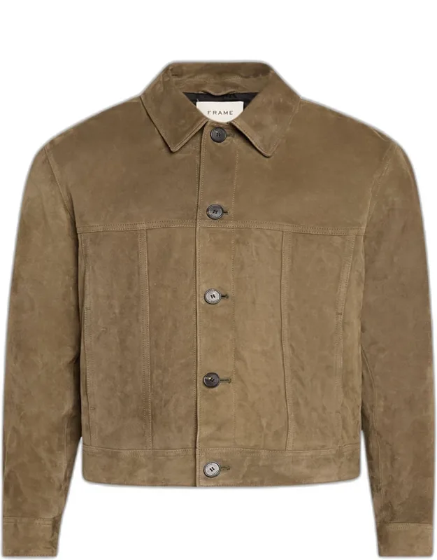 Suede Trucker Jacket