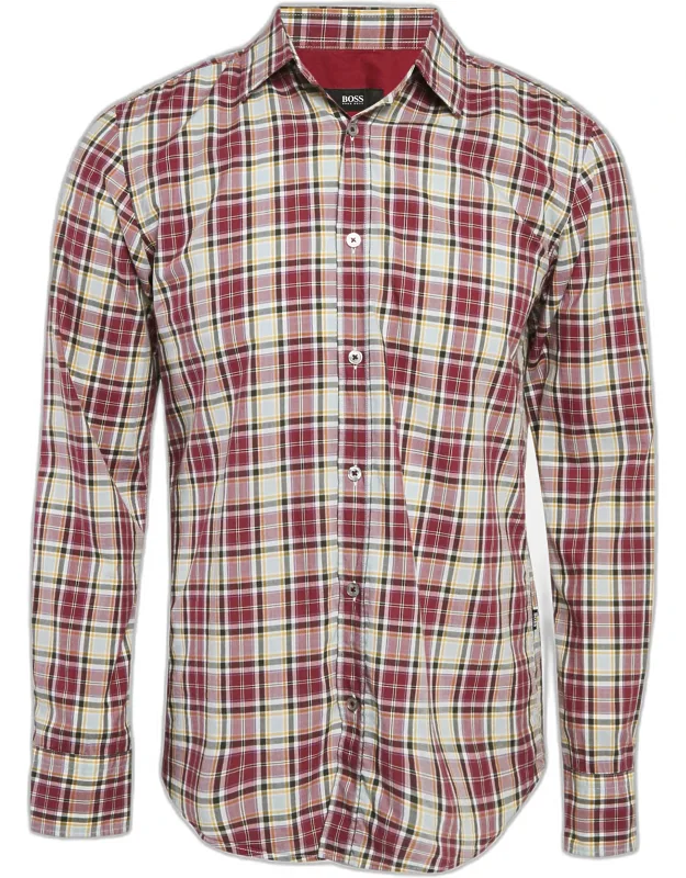 Checked Cotton Slim Fit Shirt
