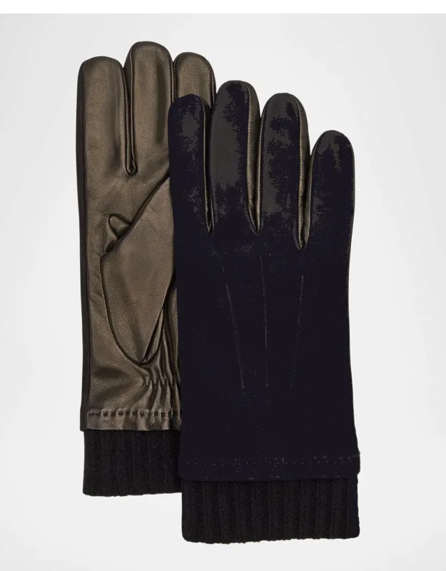 Suede And Napa Leather Gloves