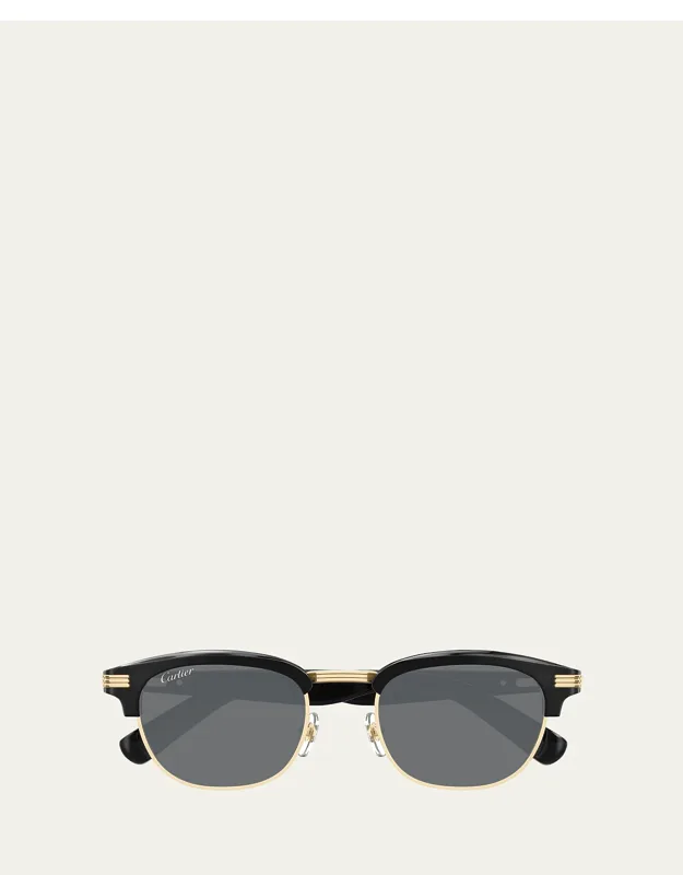 Round Two-tone Sunglasses
