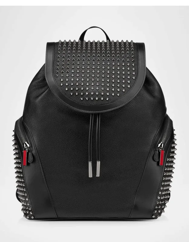 Funky Spikes Leather Backpack