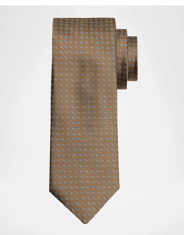 Oval Patterned Tie