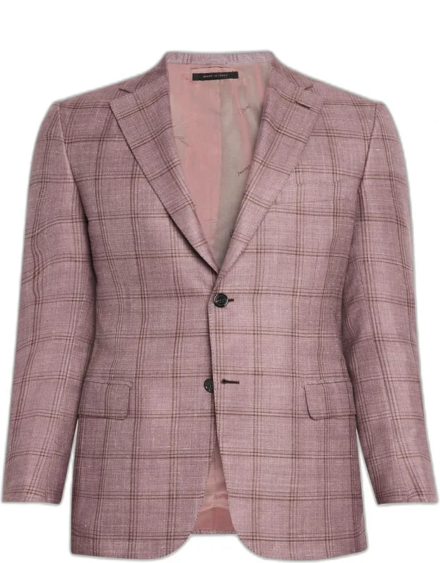 Tonal Plaid Sport Coat