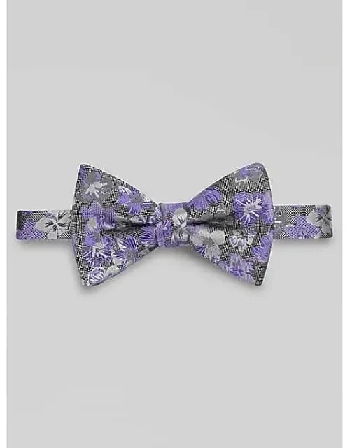 Egara Large Floral Pre-tied Bow Tie - Bold Modern Design, Perfect For Formal Events