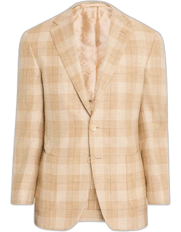 Plaid Single-breasted Sport Coat