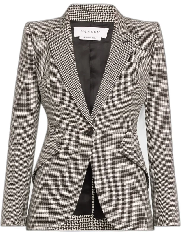 Houndstooth Blazer