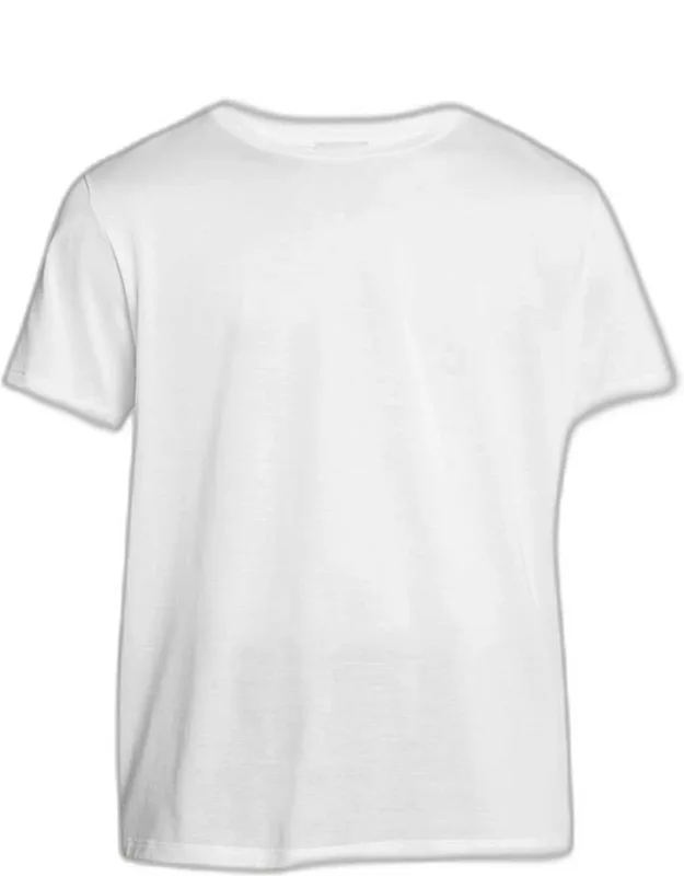 Cotton Sporty Crewneck T-shirt