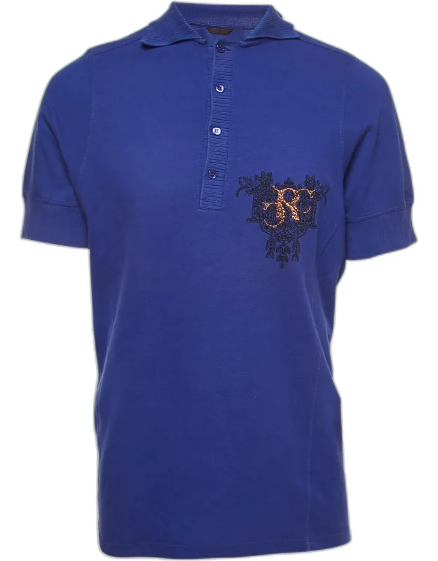 Logo Embroidered Cotton Polo T-shirt