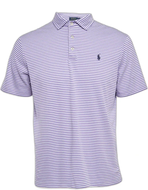 Striped Cotton Polo Classic Fit T-shirt