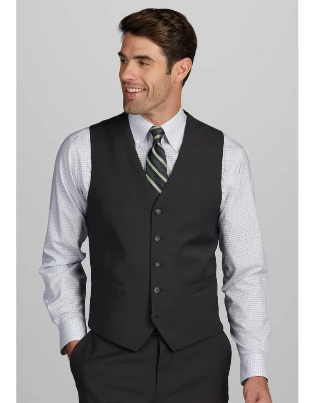 Traveler Performance Collection Tailored Fit Suit Vest With 37.5 Technology