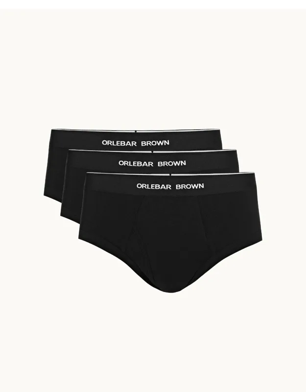 Black 3 Pack Briefs