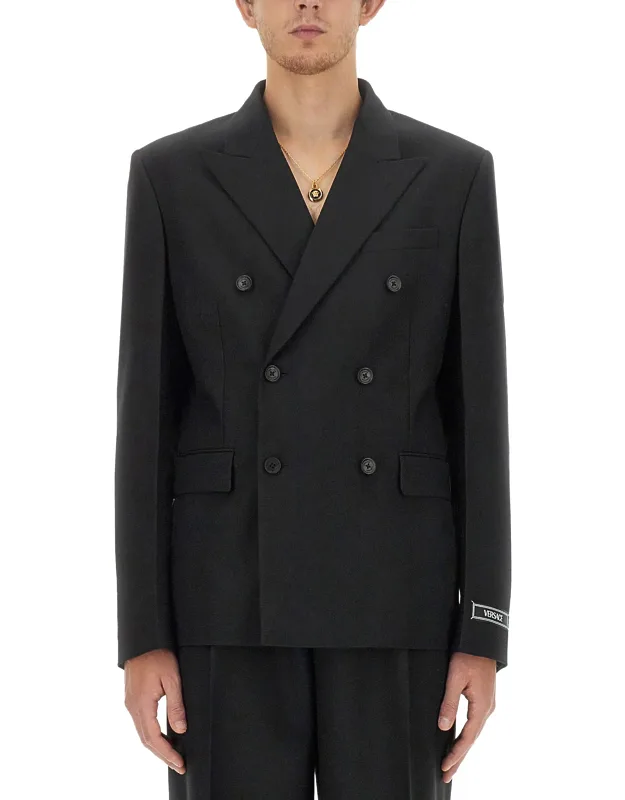 Double-breasted Blazer Made In Italy