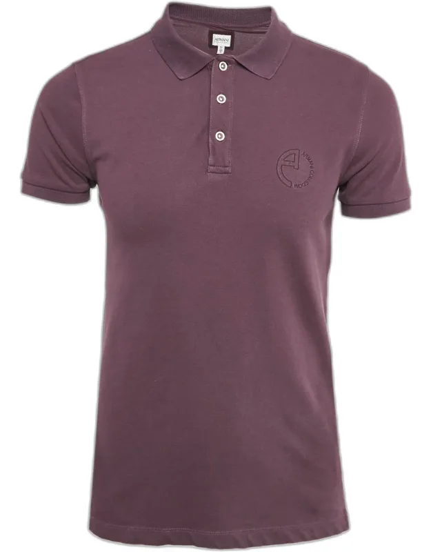 Logo Embroidery Cotton Pique Polo T-shirt