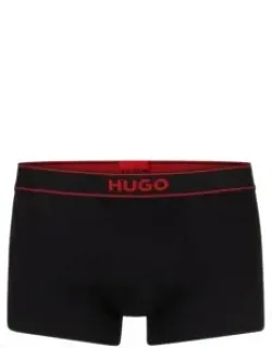 Two-pack Of Stretch-cotton Trunks With Logo Graphics