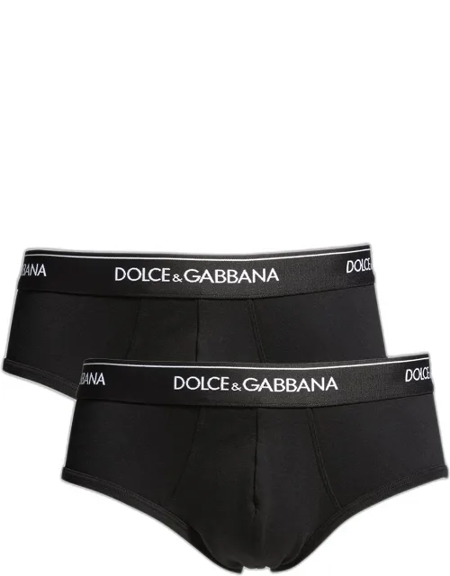 Two-pack Jersey Stretch Logo Briefs
