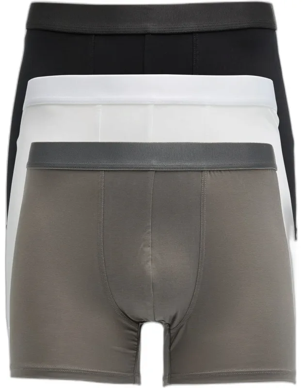 3-pack Solid Lyocell Boxer Y-briefs